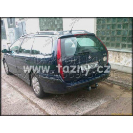 C-027 STEINHOF Фаркоп на Citroen C5 универсал 2001-2004, 2004-2008 без снятия и подрезки бампера. Тип шара: A. Нагрузки: 2000/85 кг, масса фаркопа 20,7 кг (без электрики 